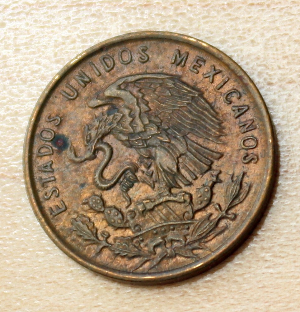 1956 Mexico 1 Centavo