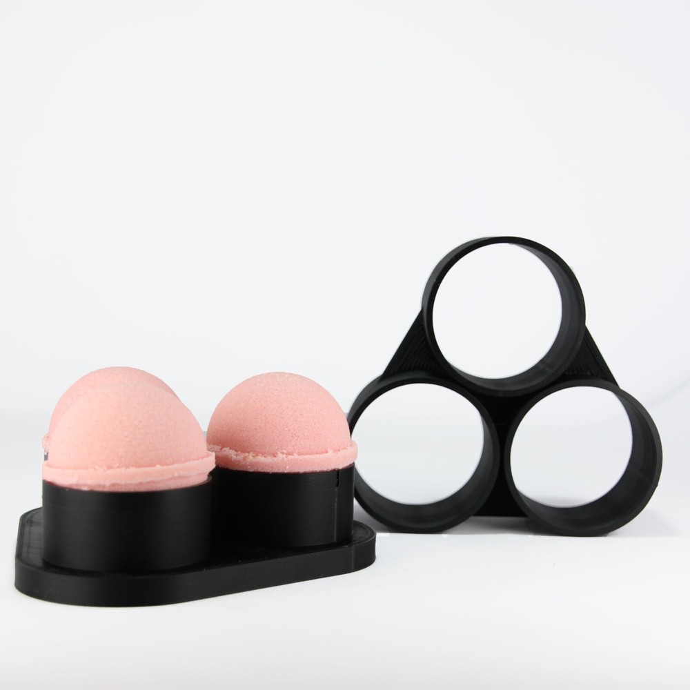 3 X SPHERE Bath Bomb Mold, DIY original BathBombs Set 3D Printed Kit