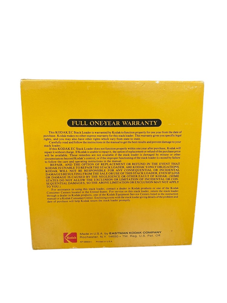 Kodak EC Stack Loader