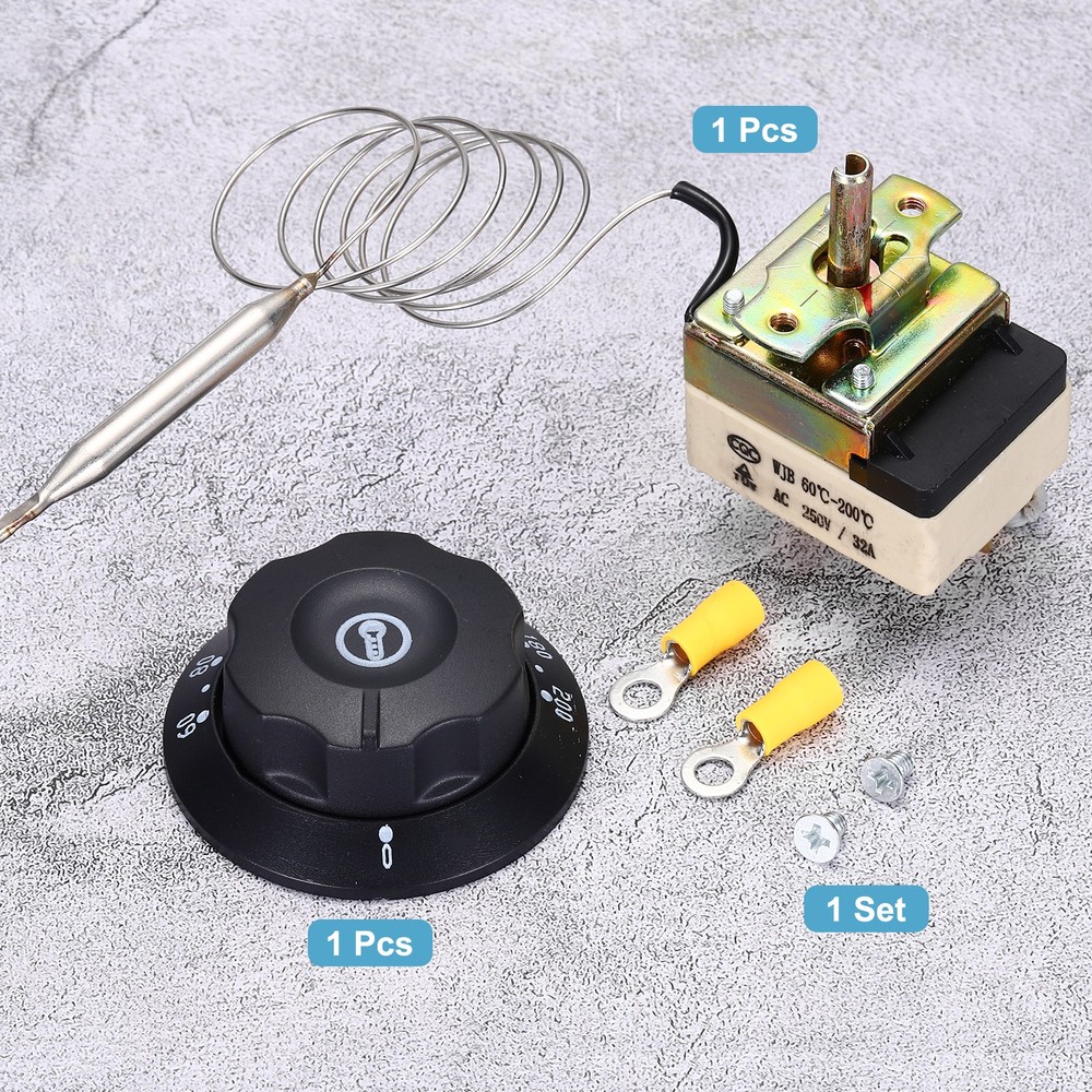 Temperature Control Switch 250V, 25A 30-110°C Capillary Thermostat