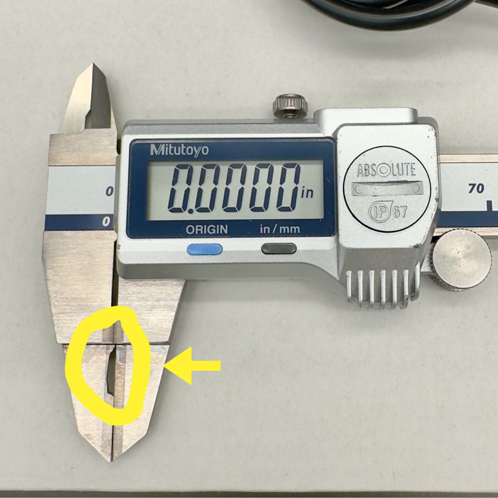 Digital Caliper, 6” Mitutoyo, 573-734-20 & SPC Cable. AS IS