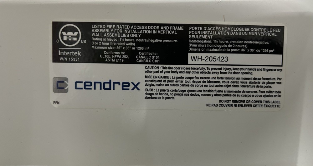 12" x 12" Surface Mounted Panel with Flange - Cendrex