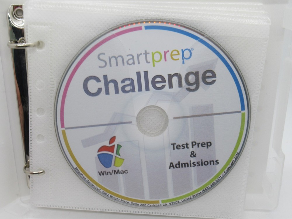 SMARTPREP: SAT ACT 2014 - TEST PREP & ADMISSIONS 4-DISC PC CD-ROM SOFTWARE, WIN/