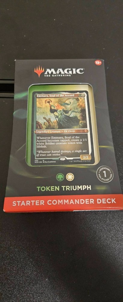 Magic: The Gathering Starter Commander Deck - Token Triumph (Green-White)
