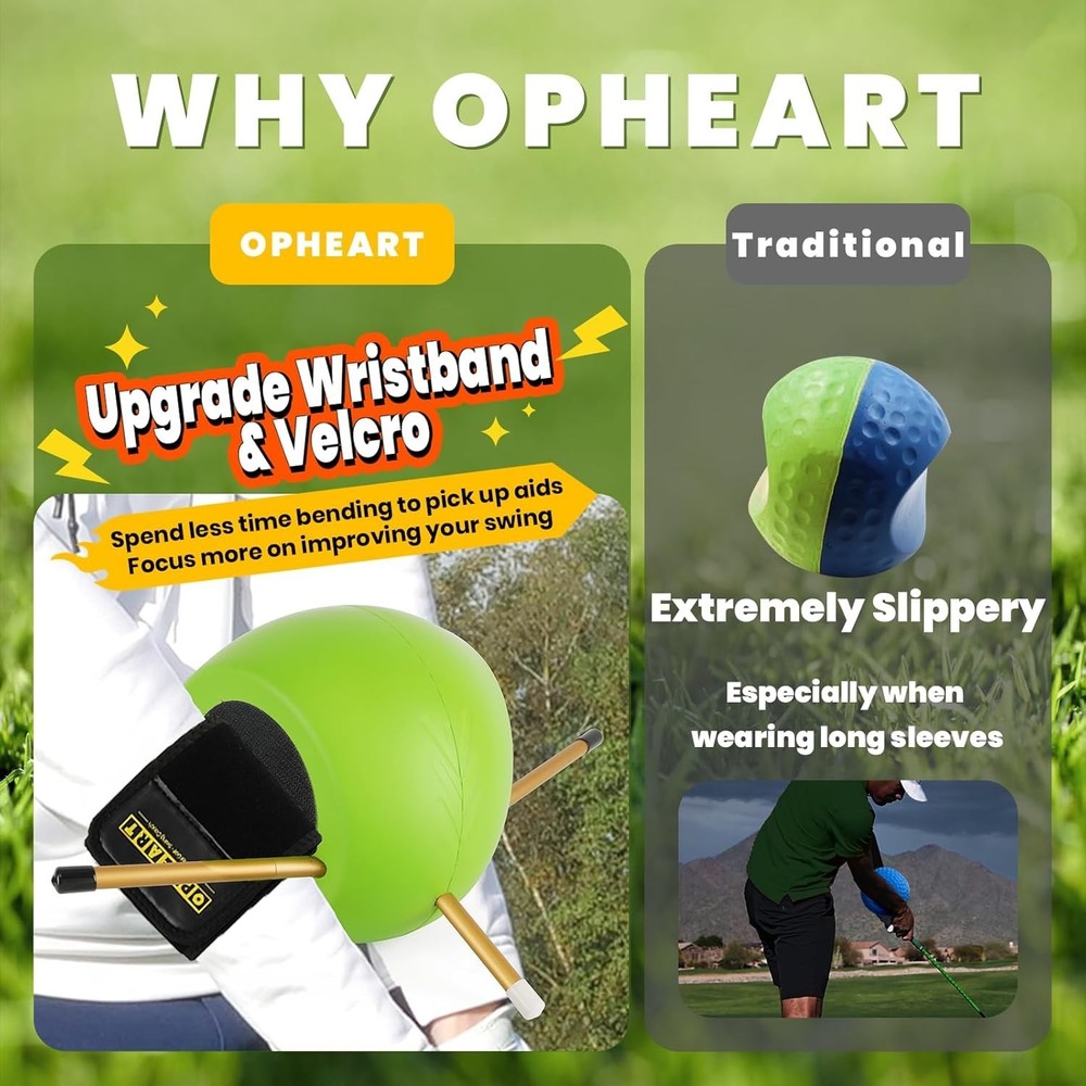 Connector Smart Ball Golf Trainer for Swing & Hand Positioning