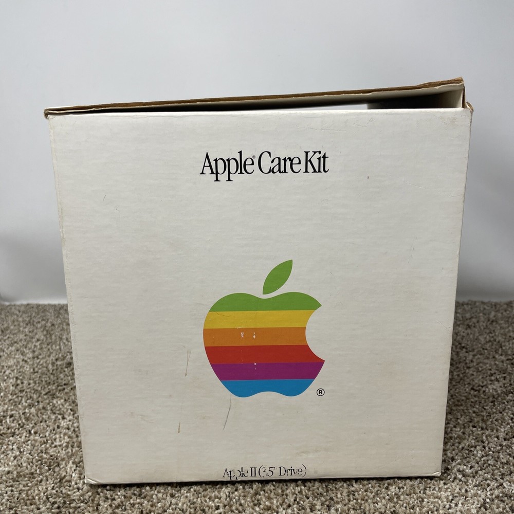 Vintage Apple Macintosh Apple Care Kit BOX ONLY