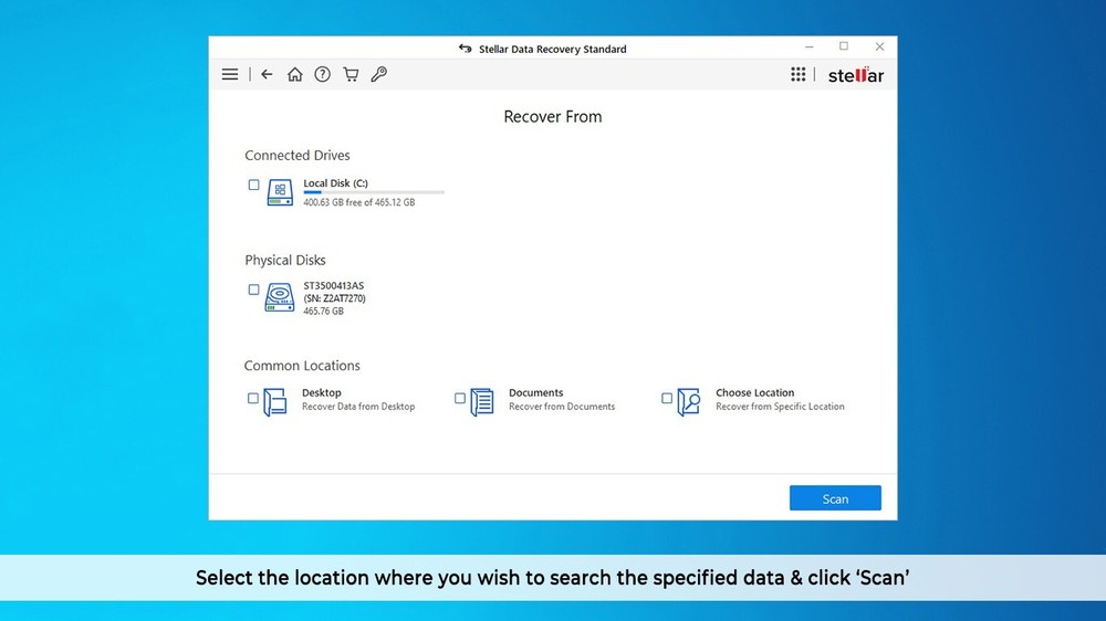 Stellar Data Recovery Standard for Windows | Email Delivery | Digital Download