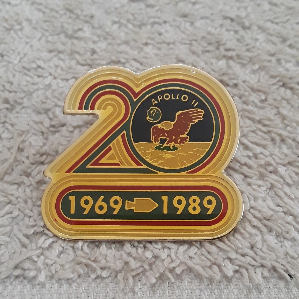 Apollo 20 Year Anniversary Lapel Pin