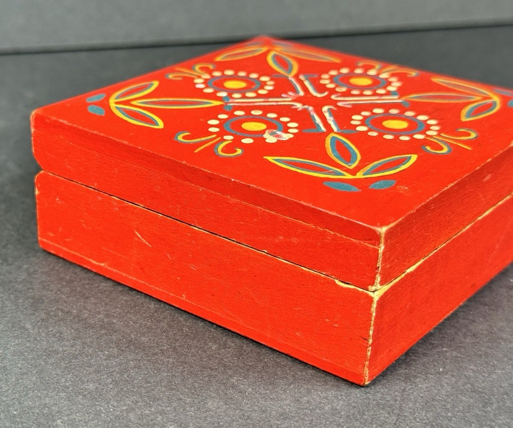 Hand Painted Decorative Trinket Box