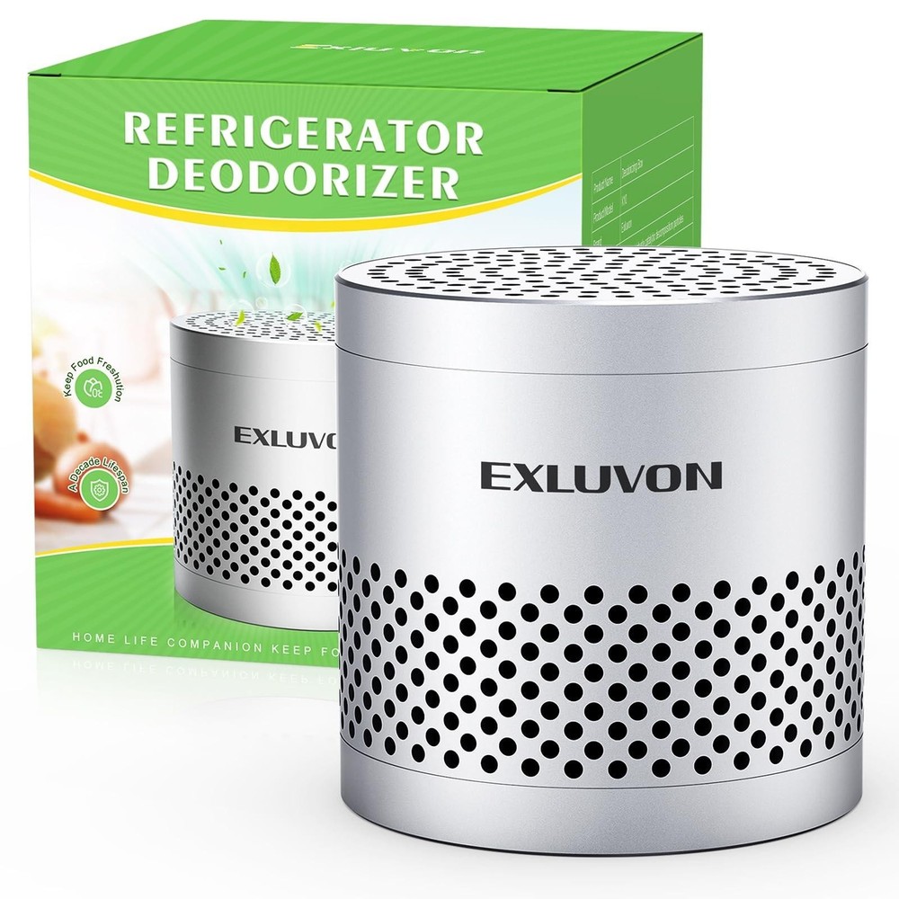 Exluvon Fridge Deodorizer, Lasts for 10 Years Refrigerator Deodorizer Odor El...