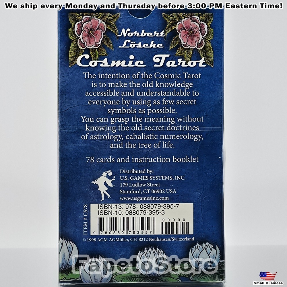 U.S. Games Systems - Cosmic Tarot, Oracle Deck and Booklet