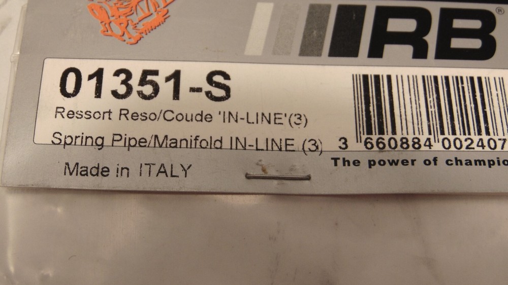 RB PRODUCTS 01351-S SPRING for INLINE PIPE MANIFOLD