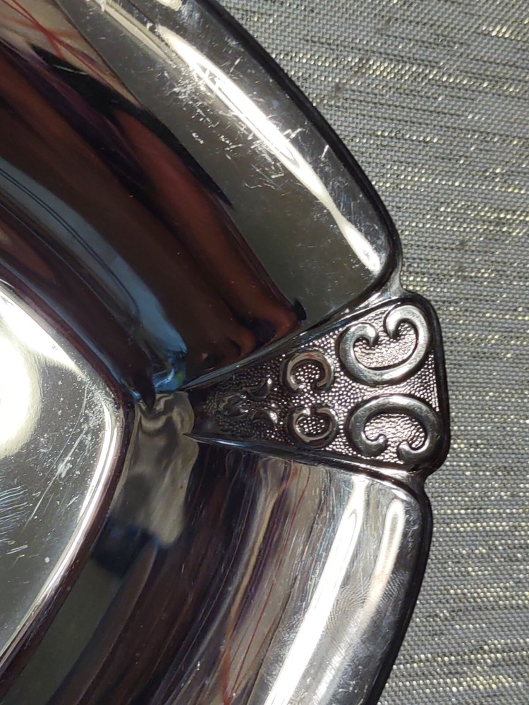 International Silver Co Silverplate Triumph Nut Dish 1048 6.5"