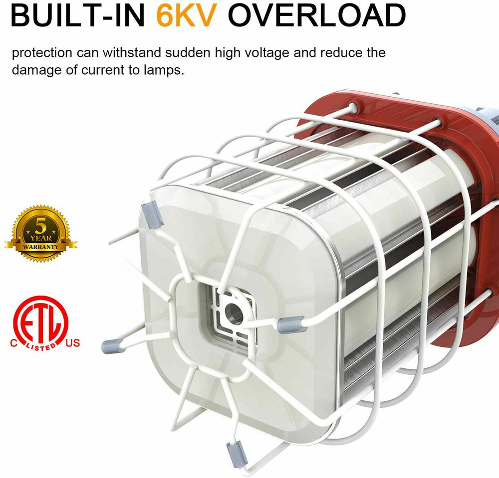 80W LED Construction Temporary Work Light For Building Job Site Lights Linkable