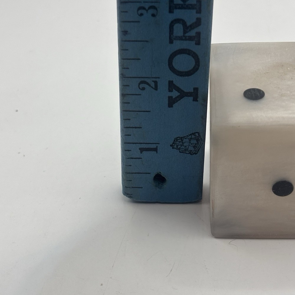Set of 2 Marble Dice Incense Holders