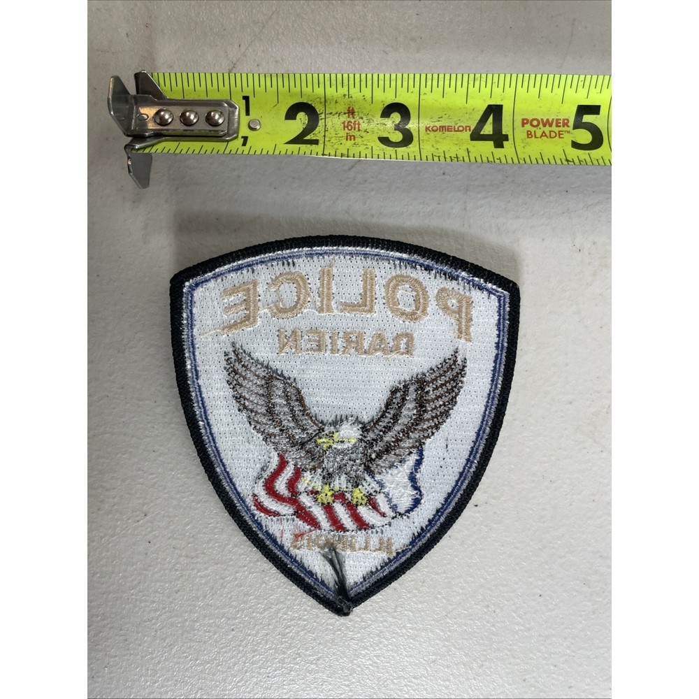 Police Darien Illinois Patch Law Enforcement NEW Eagle LEO 65B4