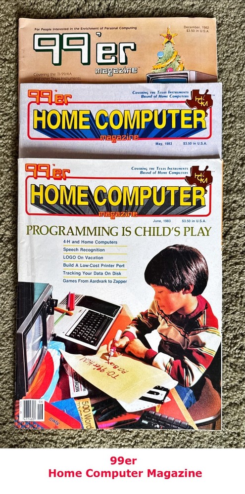 TI-99/4A Home PC: Video+sound tested with items for HDMI output, program storage