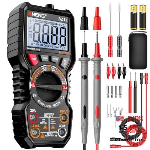 Multimeter,TRMS 6000 Counts Magnetic Digital 6000 Counts(Combination Kit)