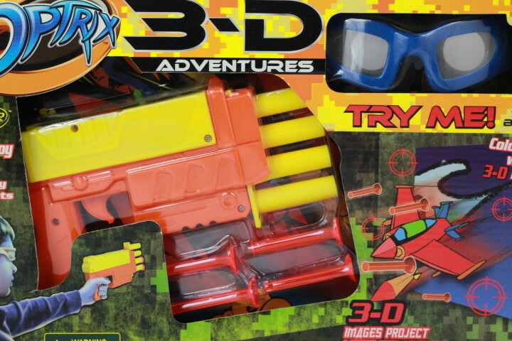 Imperial Toy 2010 Optrix 3 D Adventures Alpha Force Target Set