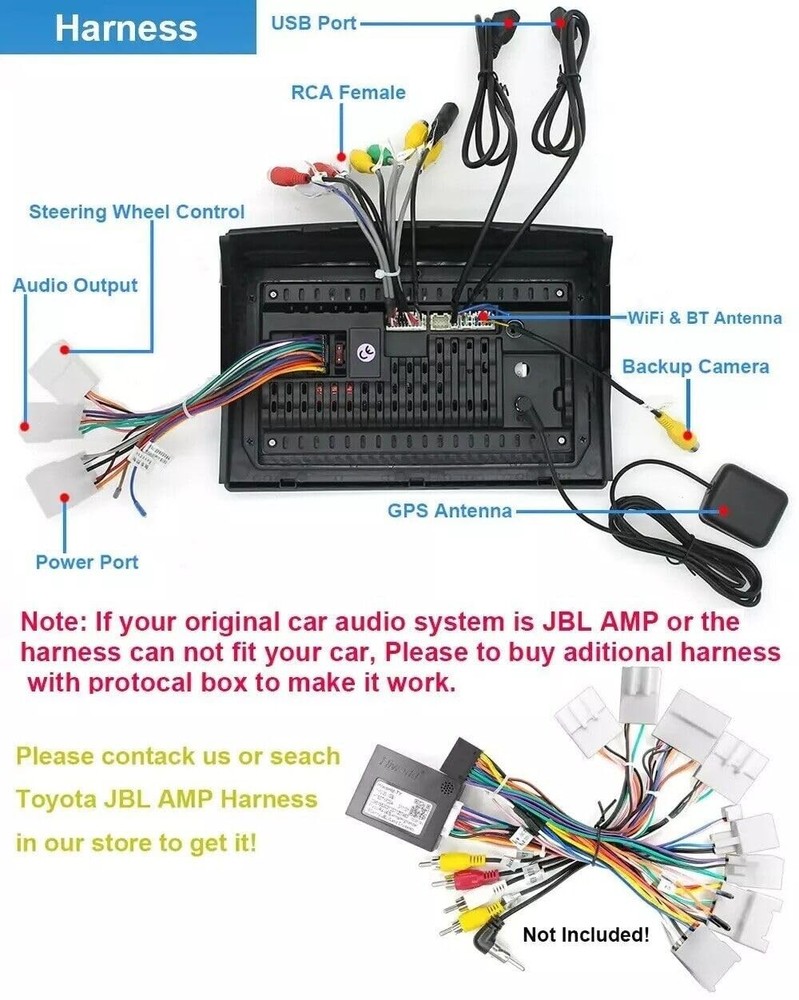 Android 13 Car Stereo for Corolla 2009-2013 CarPlay Android Auto GPS Bluetooth
