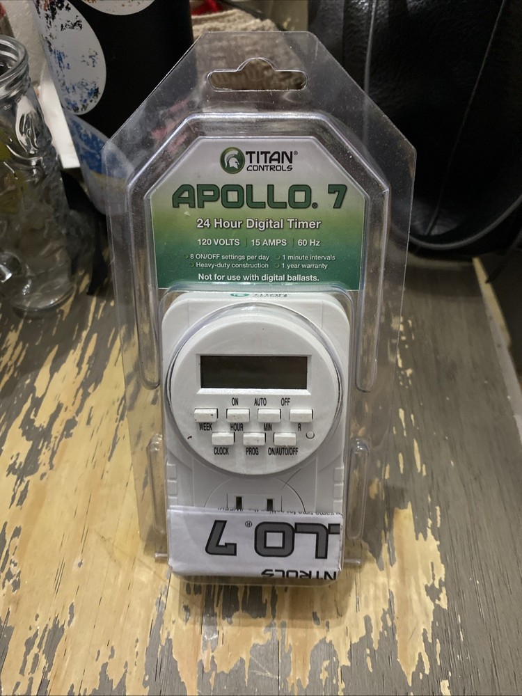Titan Controls Apollo 7 Digital Timer One Outlet, Model #734112