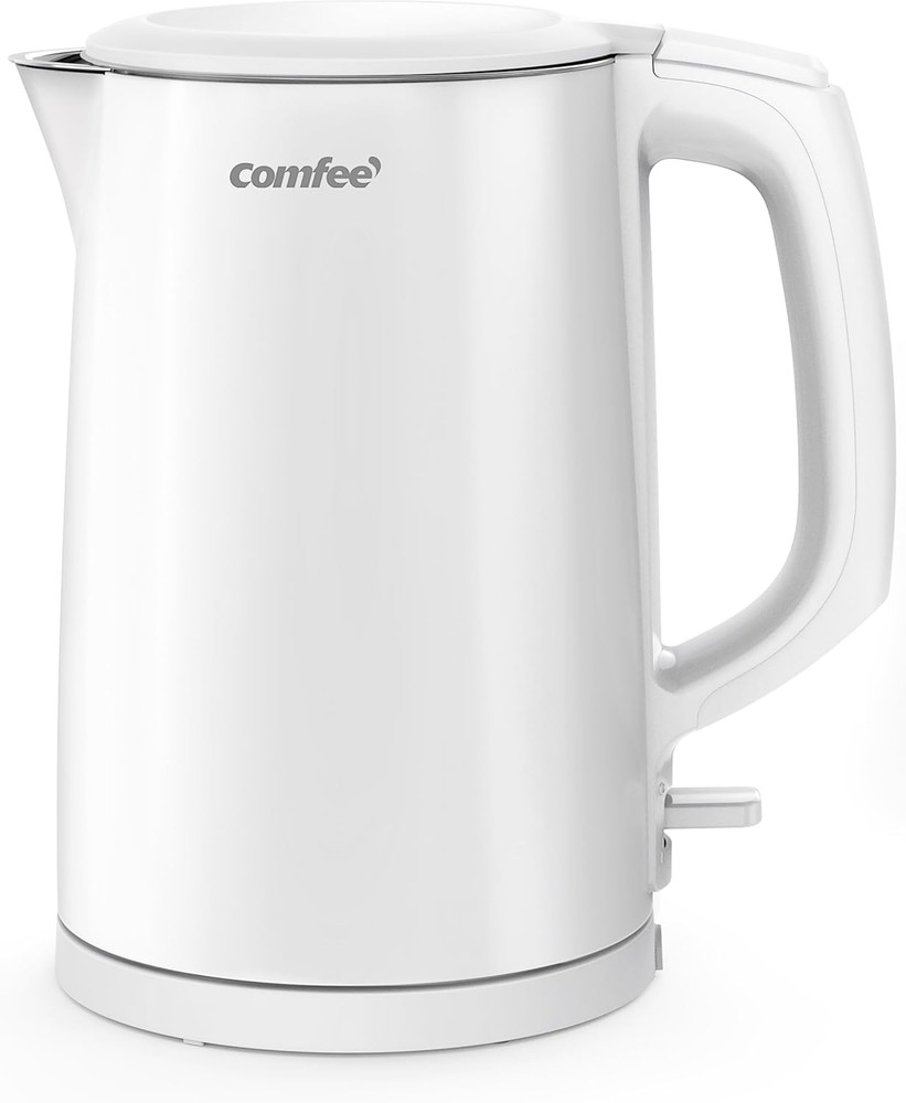 1.5L Electric Kettle, Fast Boil, Auto-Off, Double Wall Stainless Steel