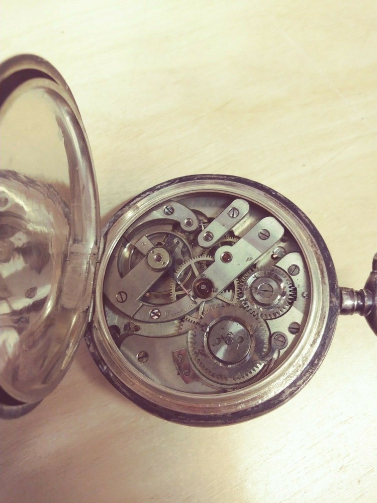 Vintage Boutte Pocket Watch Runs (#W-73)