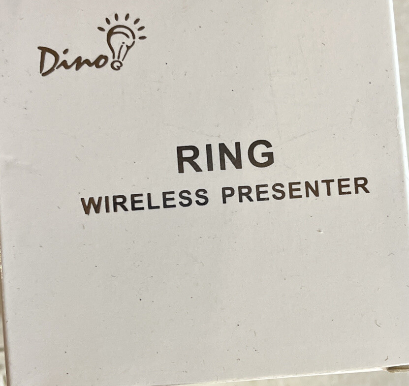 Wireless Laser Pointer USB Rechargeable Finger Ring Powerpoint Presenter