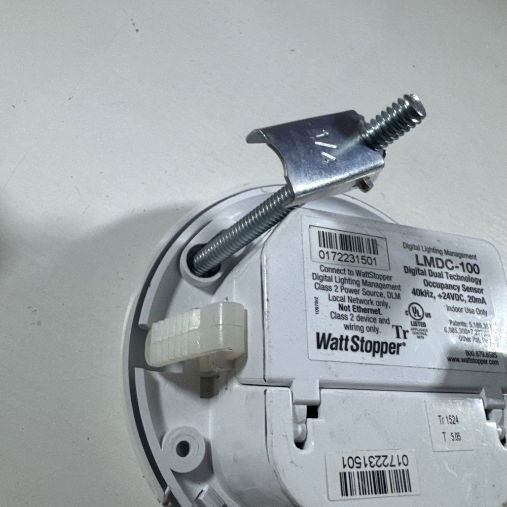 READ (2) Wattstopper LMDC-100 DLM Dual Tech Sensor Ceiling Mount UNTESTED