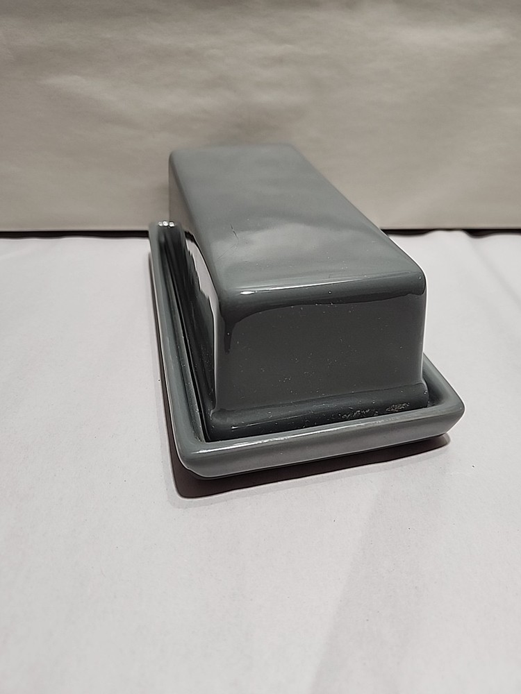 Mainstays Grey Butter Dish