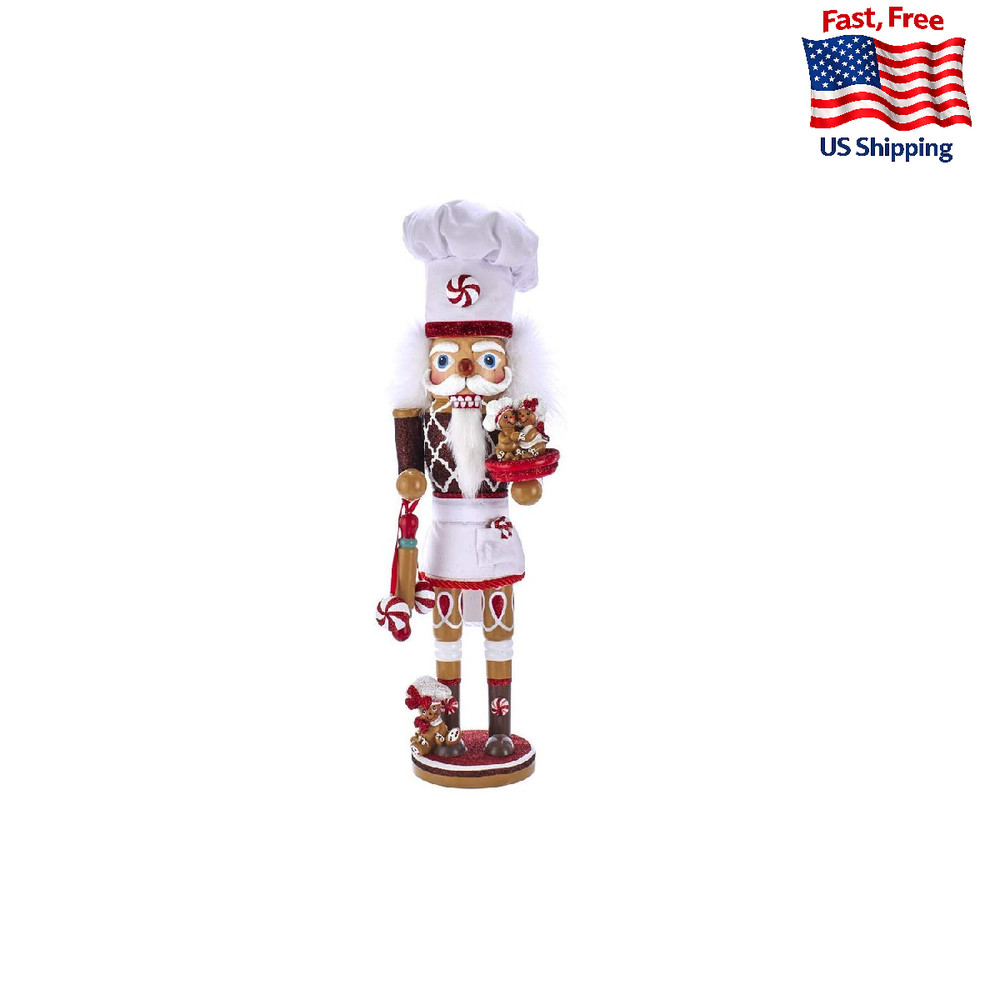 Kurt Adler 15.5-Inch Hollywood™ Gingerbread Chef Nutcracker