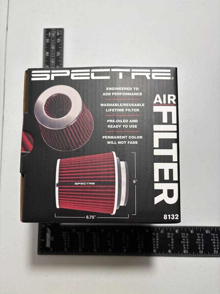 Spectre Performance High Flow Air Filter 8132 Red - New