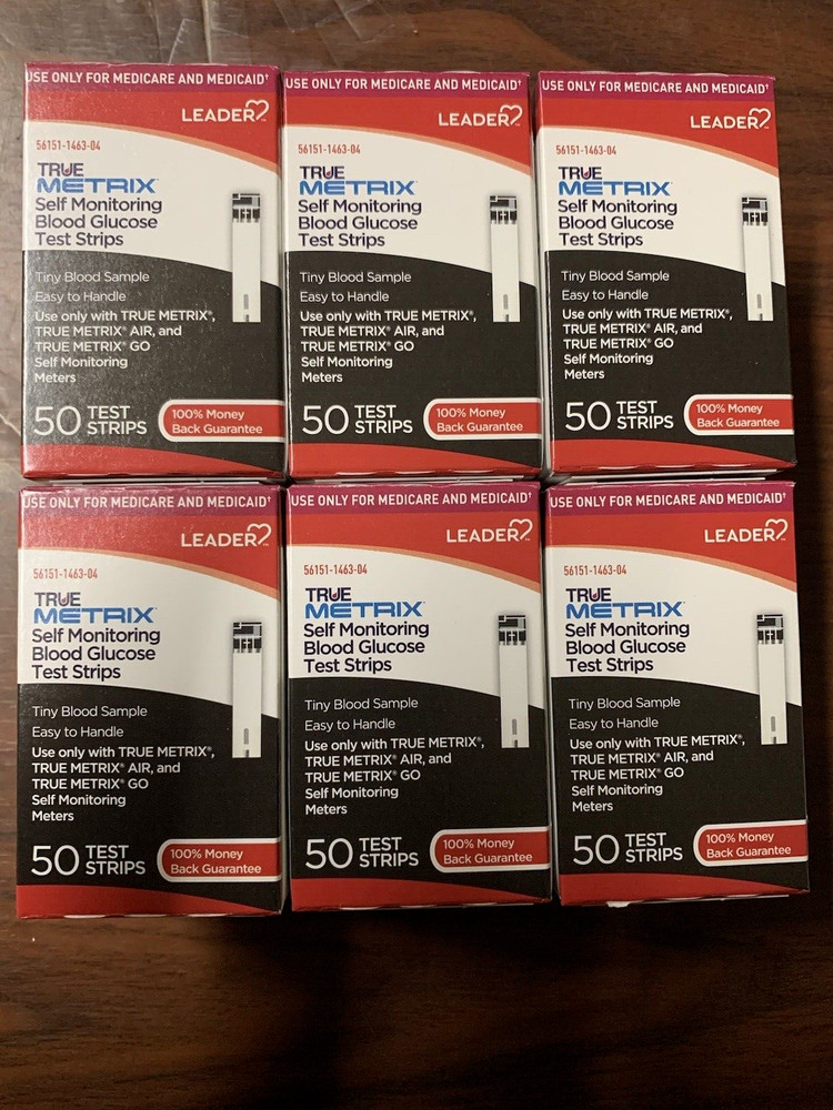 TRUE Metrix Blood Glucose 300 Test Strips Exp: 2/22/2027