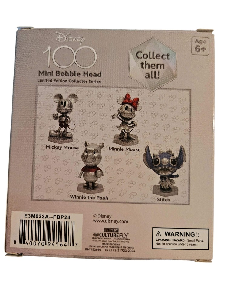 Disney 100 Mini Bobble Head STITCH