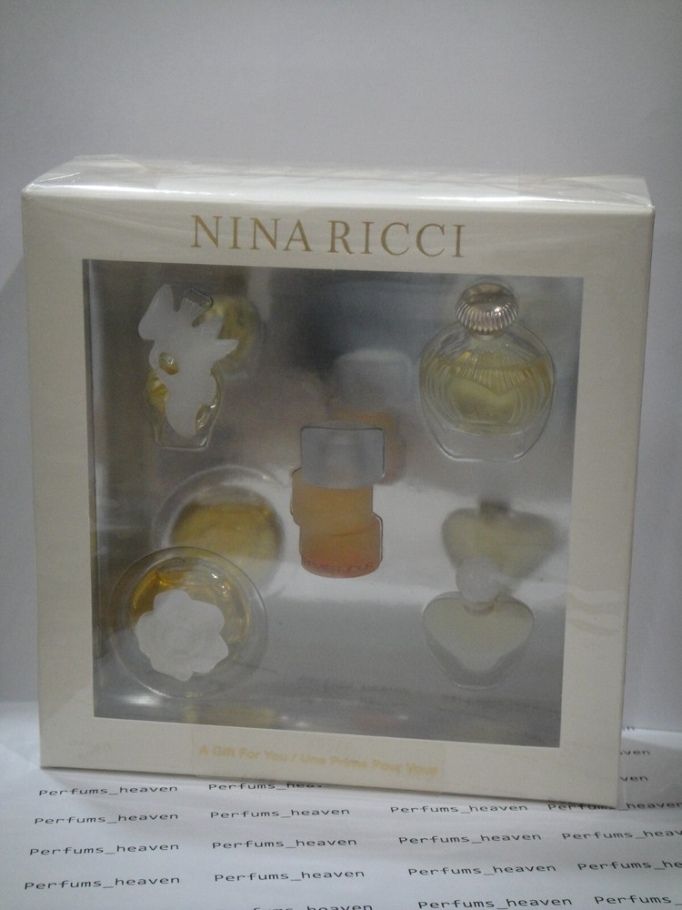 Nina Ricci Parfums  5PCS Mini Collection Box Set  2.5 mL  &  6 mL