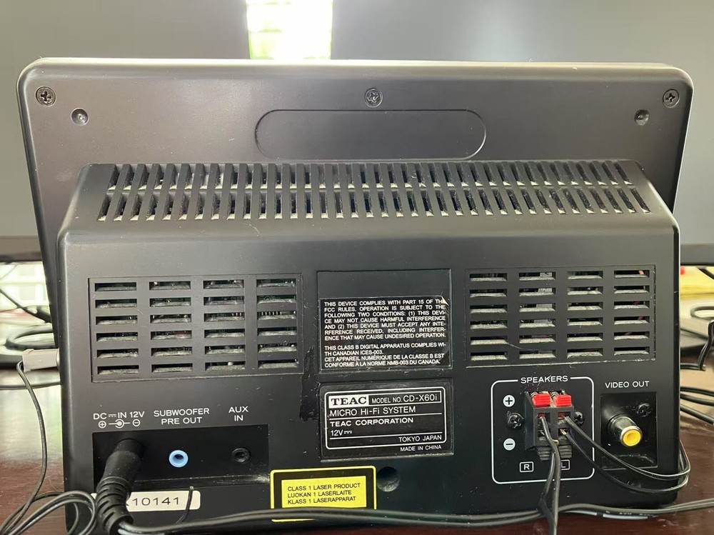 TEAC CD-X60i Micro Hi-Fi System (AM/FM/CDiPod), great