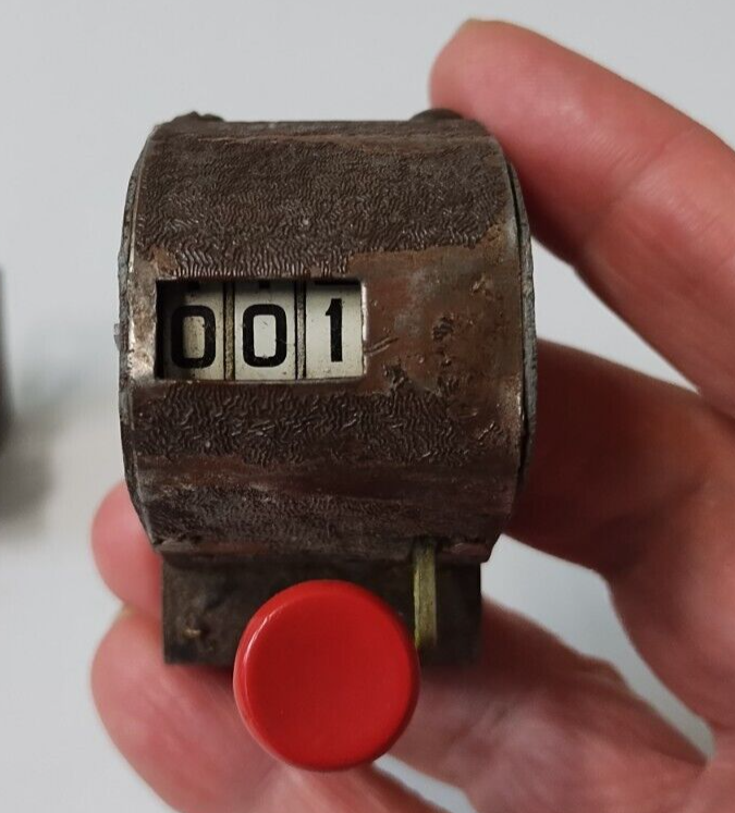 Vintage 3 Digit Mechanical Counter Veeder Root 1948