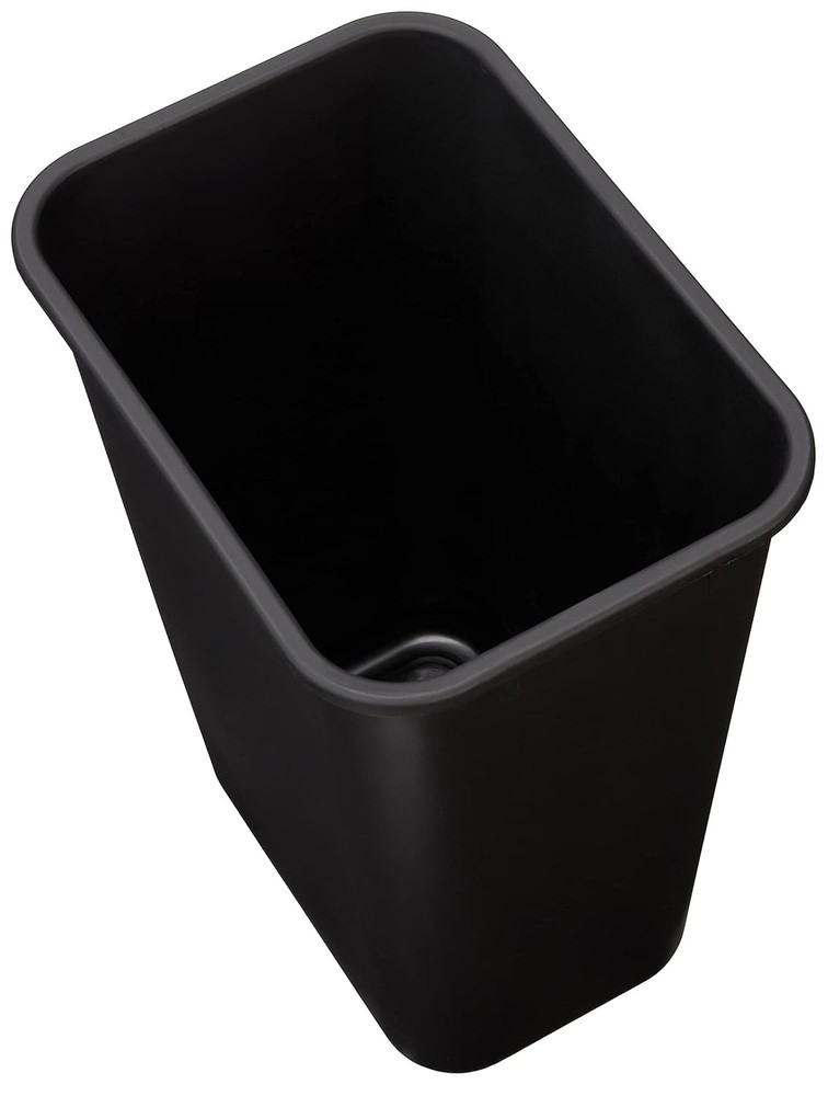Rectangular Commercial Office Wastebasket, Easy to Clean, Space-Saving