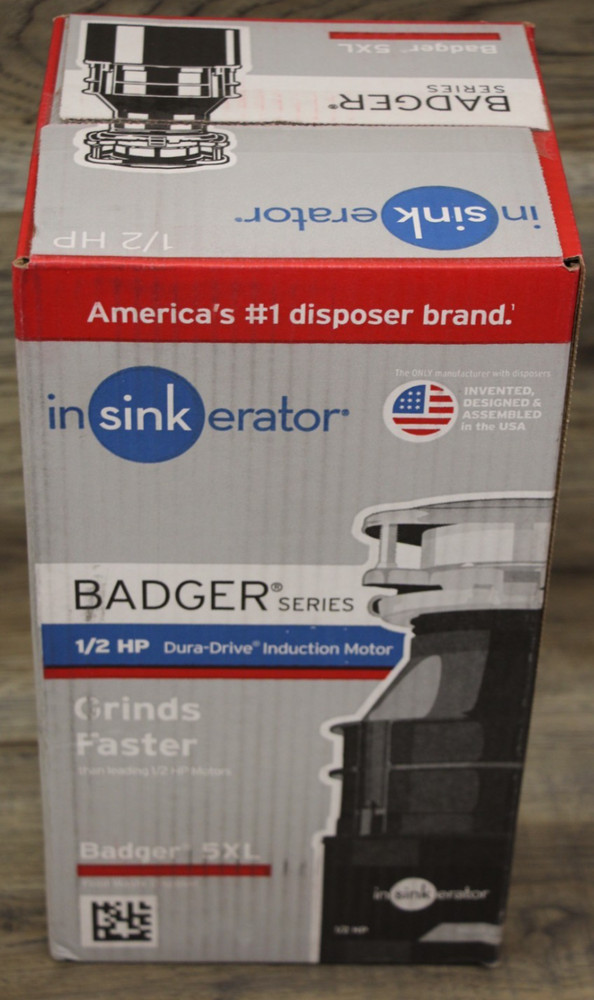 InSinkErator Badger 1/2 HP 5XL Garbage Disposal Food Waste Disposer