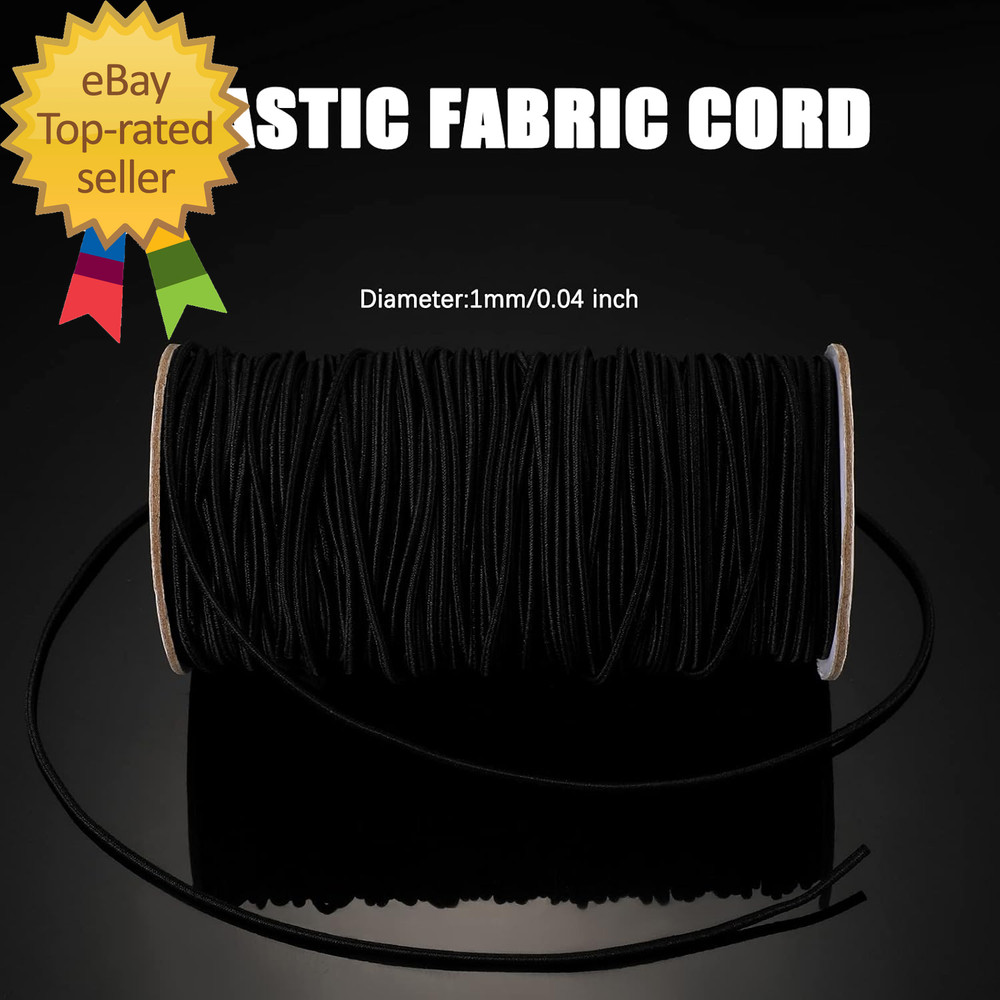 100 Yards 2 Mm Elastic Cord Stretch String Elastic Beading Cord Craft Thread