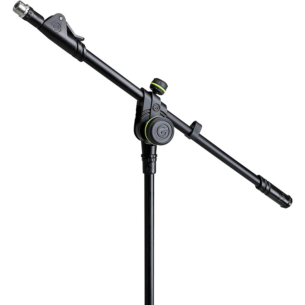 Gravity Stands Microphone Stand w/Round Base/2-Point Adjustment Telescoping Boom