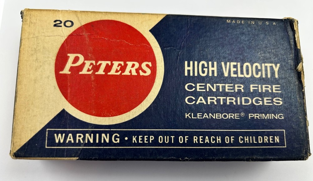 Peters Vintage 308 ammo box "empty"