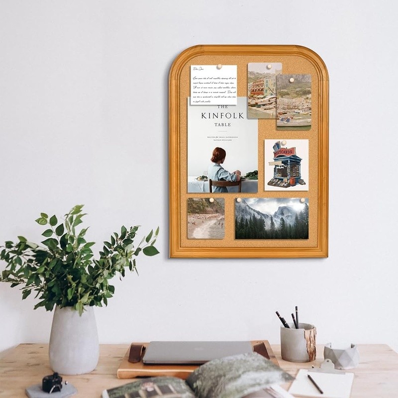 Multi-Functional Cork Board Wall Organizer Home Office Memo Display Decor New