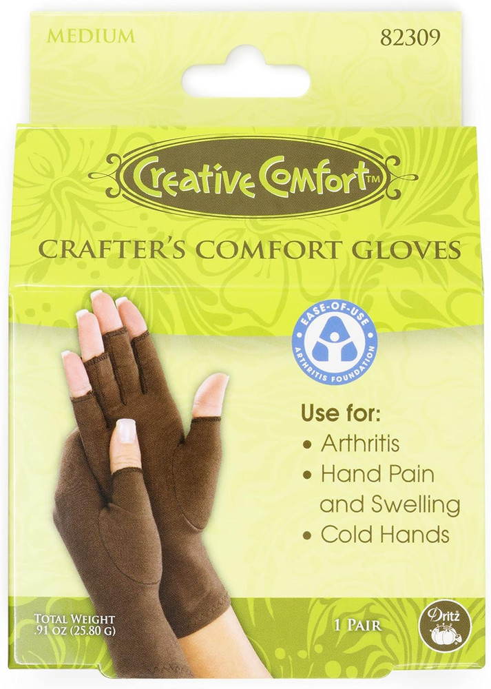 82309 Crafters Comfort Glove-Medium