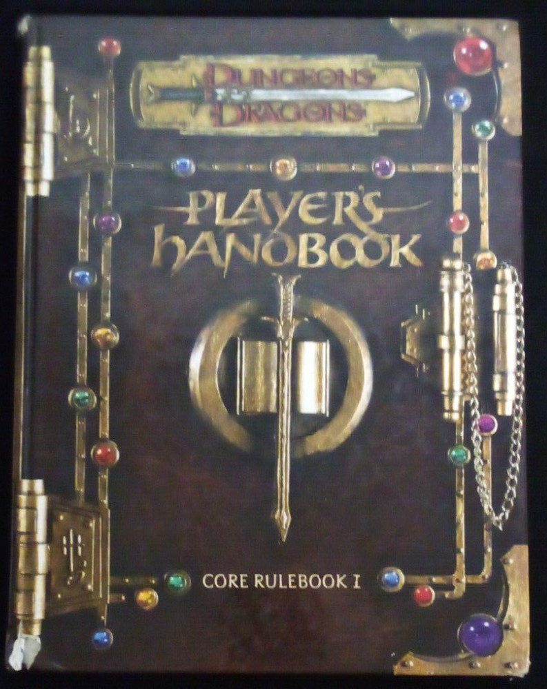 DUNGEONS AND DRAGONS D&D PLAYERS HANDBOOK CORE RULEBOOK 1 h