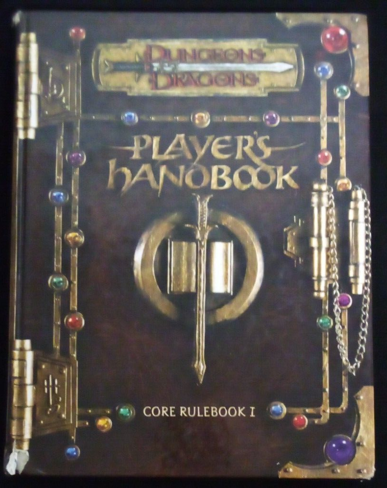 DUNGEONS AND DRAGONS D&D PLAYERS HANDBOOK CORE RULEBOOK 1 h