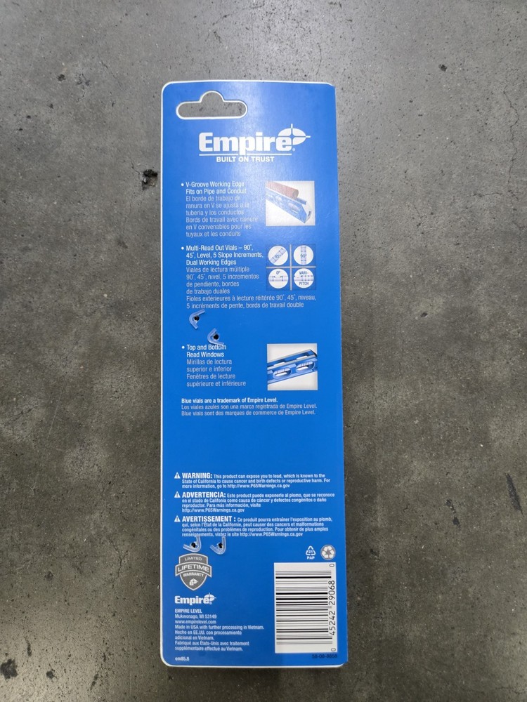 Empire Magnetic 8" Torpedo Level