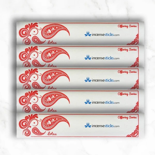 Lotus Incense 10" 20 Sticks Pack: 5 Packs