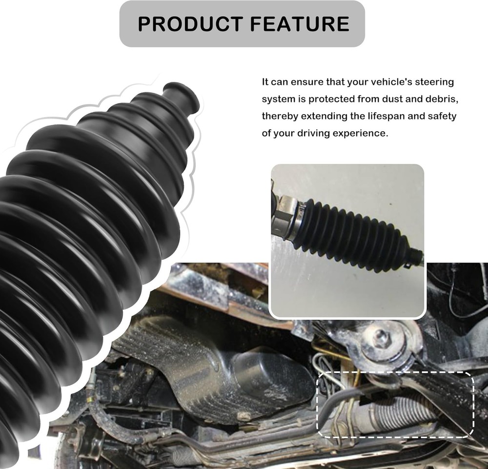 Steering Rack Pinion Boot Kit Inner Tie Rod Bellow Customized For Mercedes-Benz
