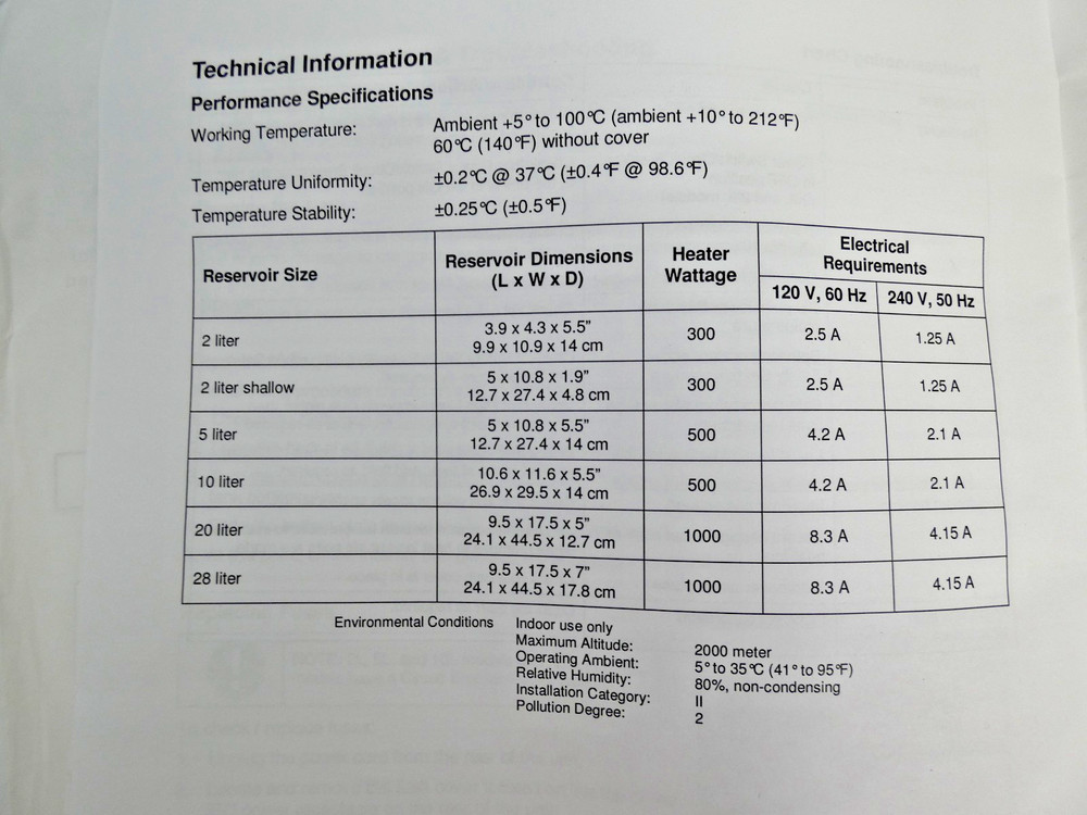 Polyscience WBE05A11B 5L Digital Water Bath, 120V